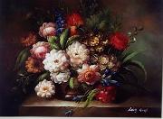 unknow artist Floral, beautiful classical still life of flowers.095 china oil painting artist